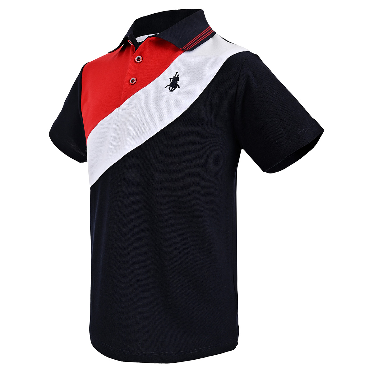 Playera Polo en Bloques Royal Polo Club para Niño