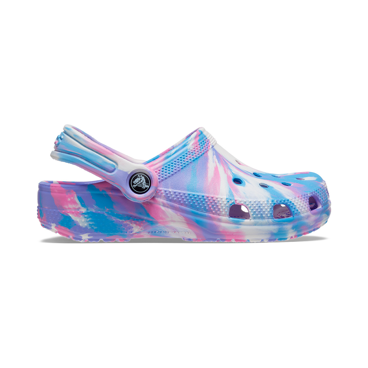 Sueco para Niña Marbled Clog 18-23 Blanco Crocs