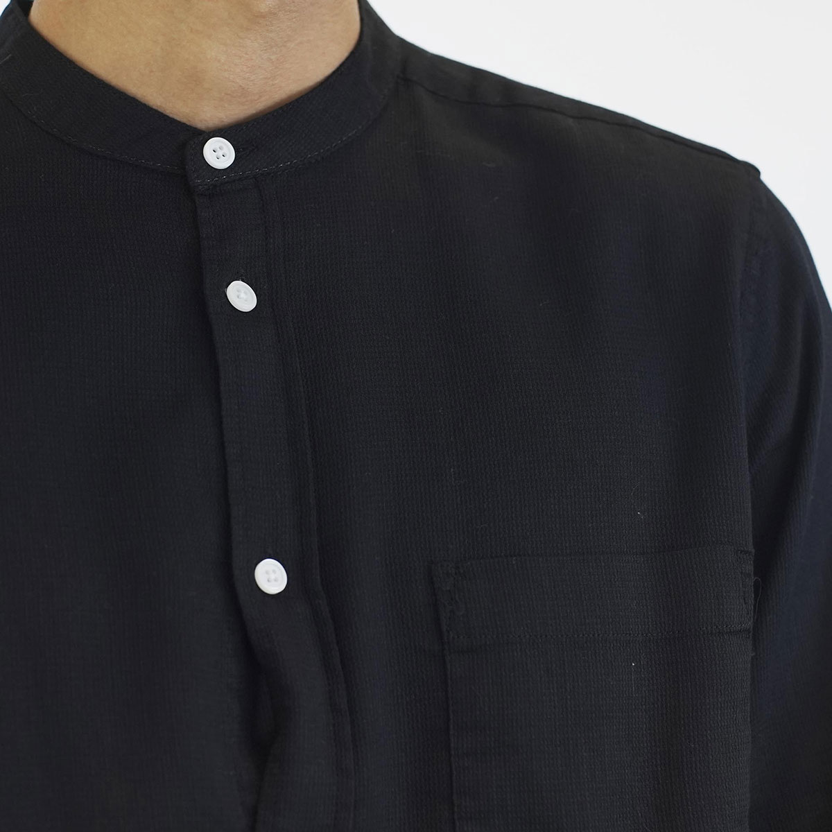 Camisa Cuello Mao Fukka para Hombre