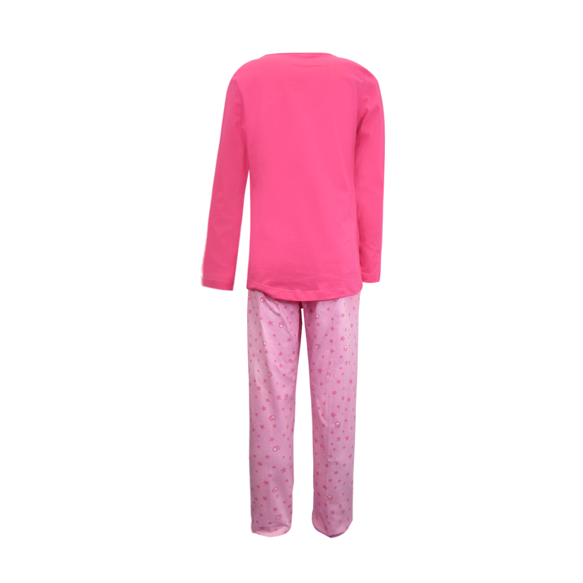 Pijama Barbie Playera Manga Larga Pantalón con Estampado para Niña