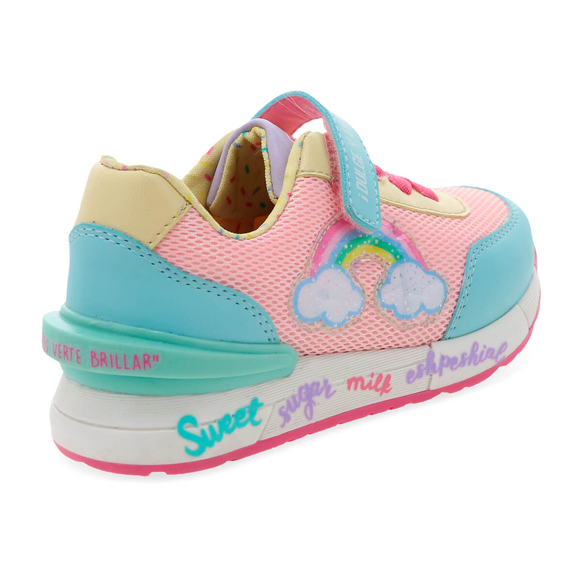 Tenis C Velcro 15-20 Colores Mis Pastelitos para Niña
