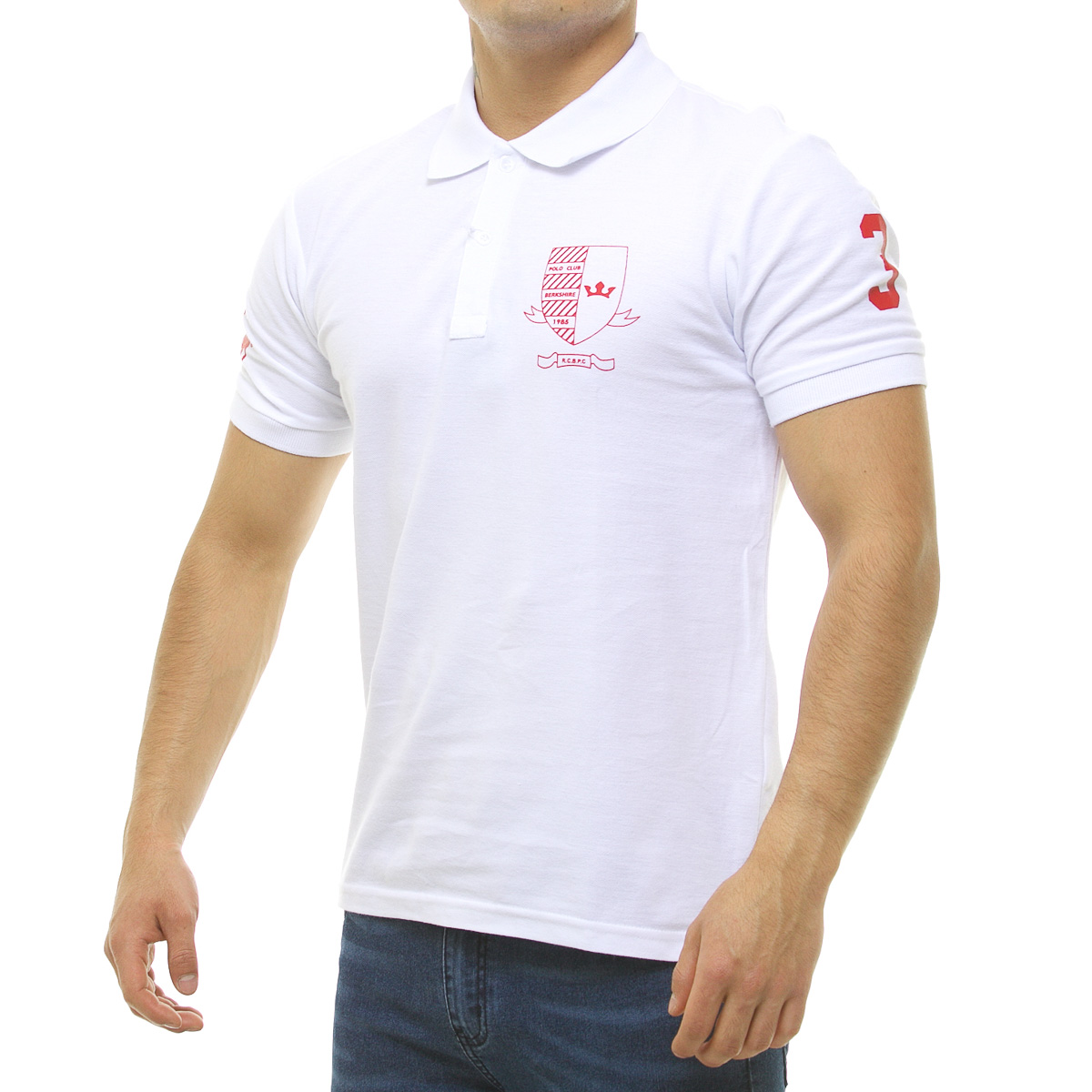 Playera Polo Manga Corta Estampada para Hombre Polo Club