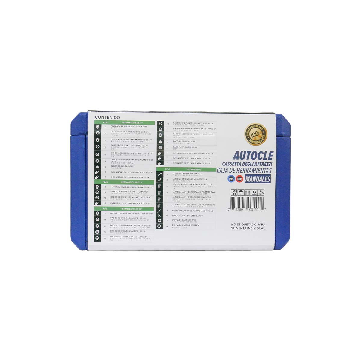 Autoclé Fiat Professional de 270 Piezas