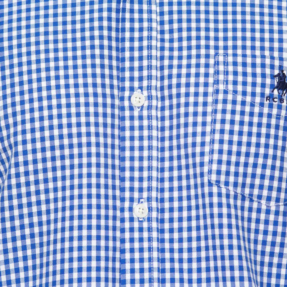 Camisa Casual Manga Larga Estampado Cuadros para Hombre Polo Club