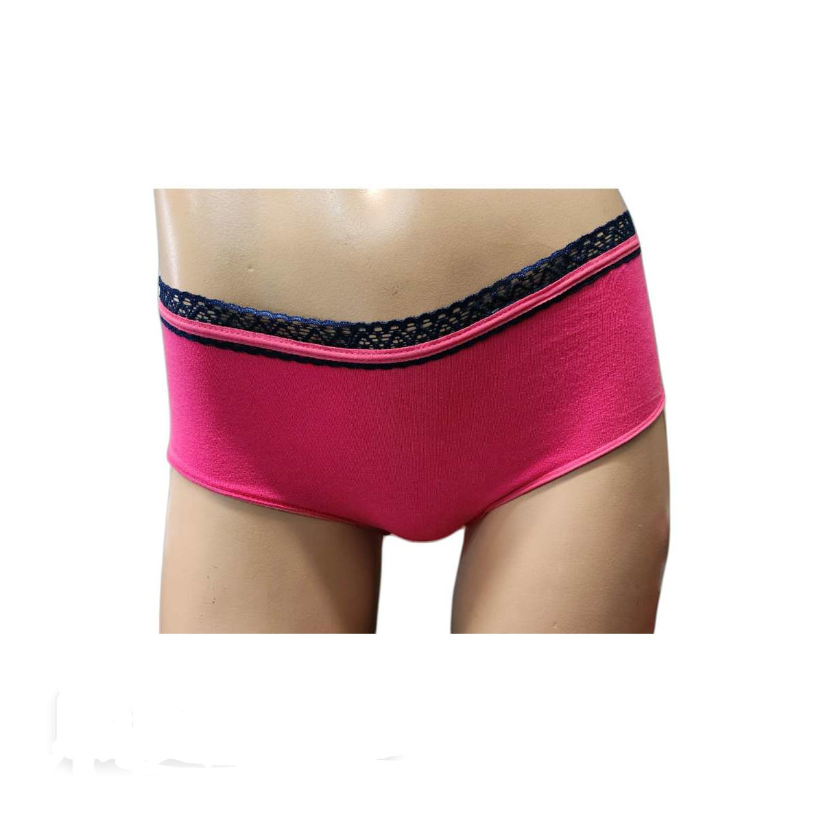 Bóxer Licra Algodón y Encaje Maria Intima