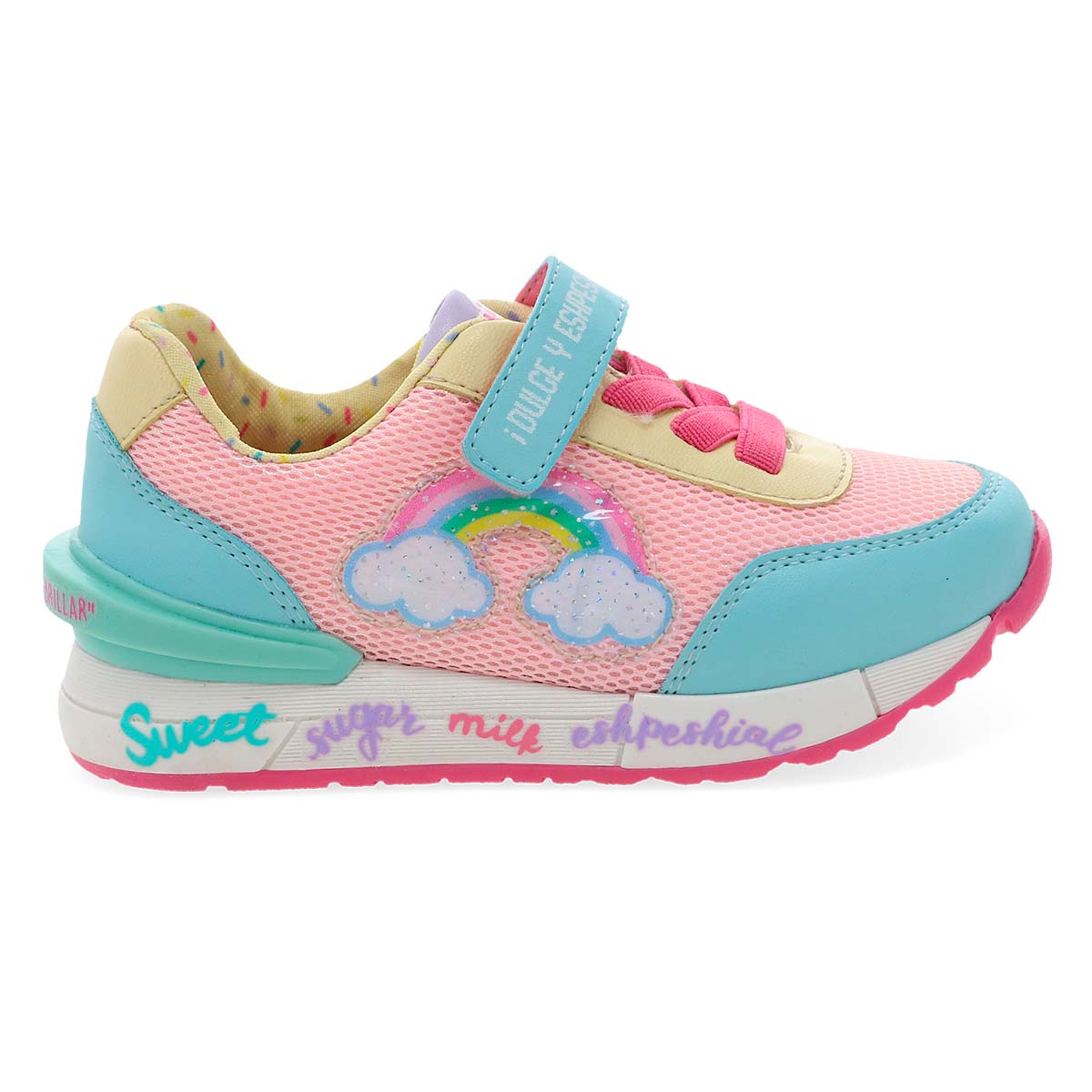 Tenis C Velcro 15-20 Colores Mis Pastelitos para Niña