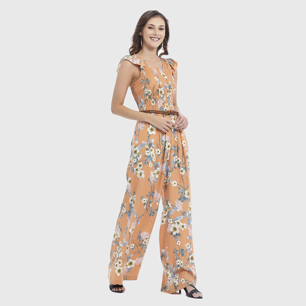 Jumpsuit Manga Estilo Mariposa con Cinturón Karen Kein