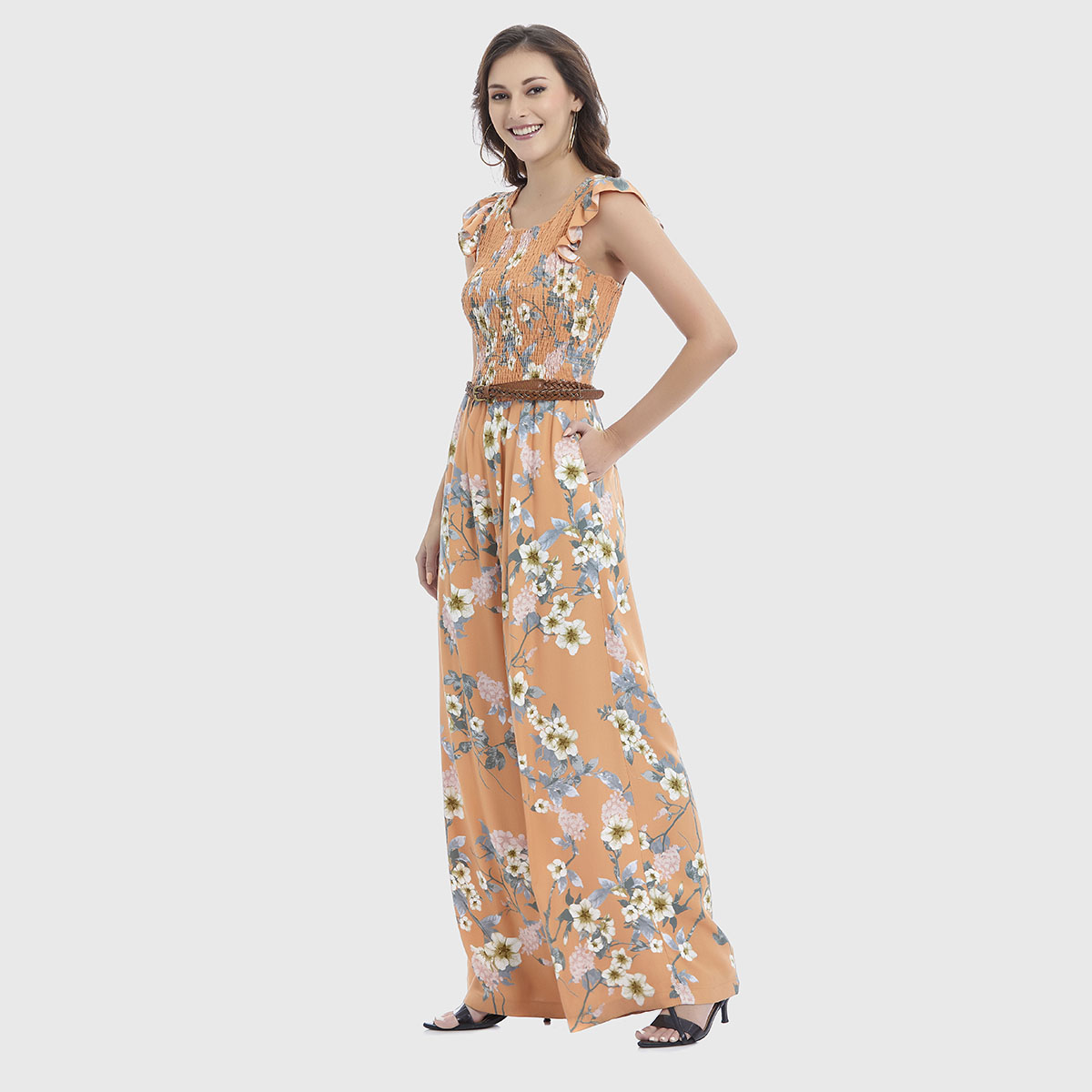 Jumpsuit Manga Estilo Mariposa con Cinturón Karen Kein