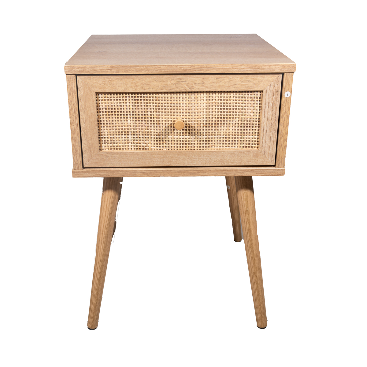 Home Nature Buró Bali de Madera con 1 Cajón