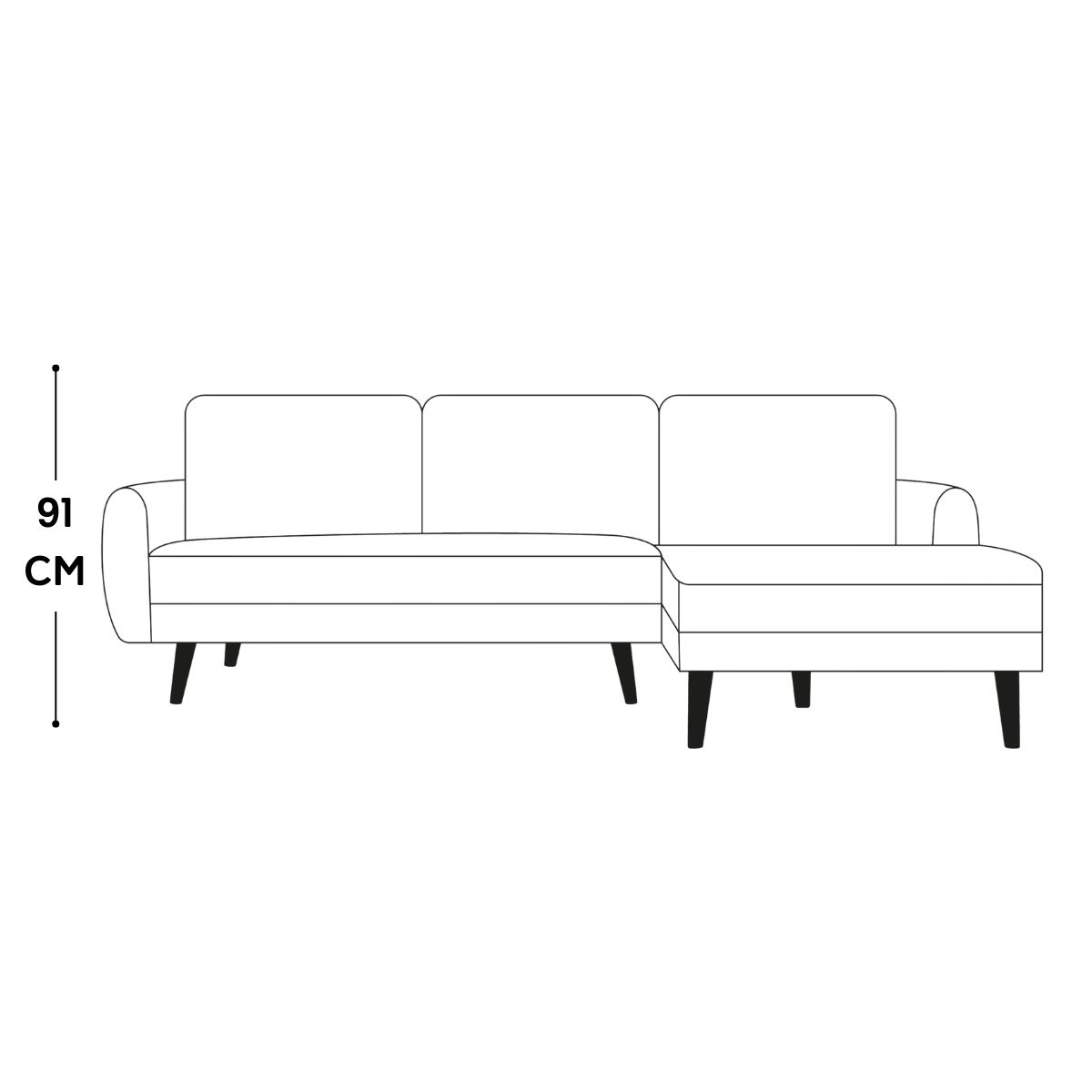 Sala Modular Casey Tela Carmin Gaudele