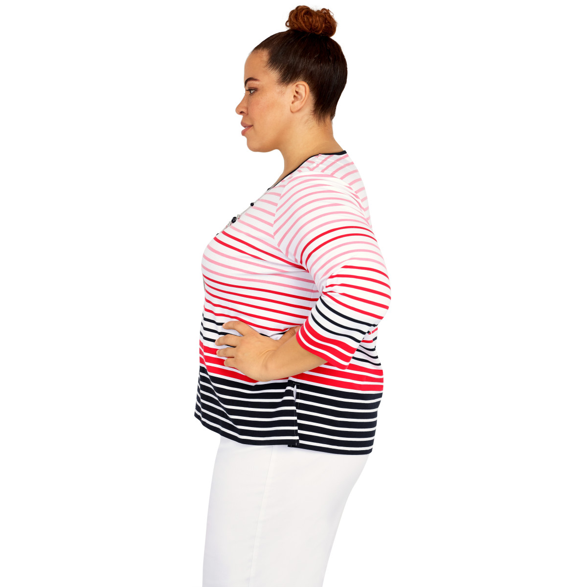 Blusa Estampada Manga 3/4  Alfred Dunner para Mujer