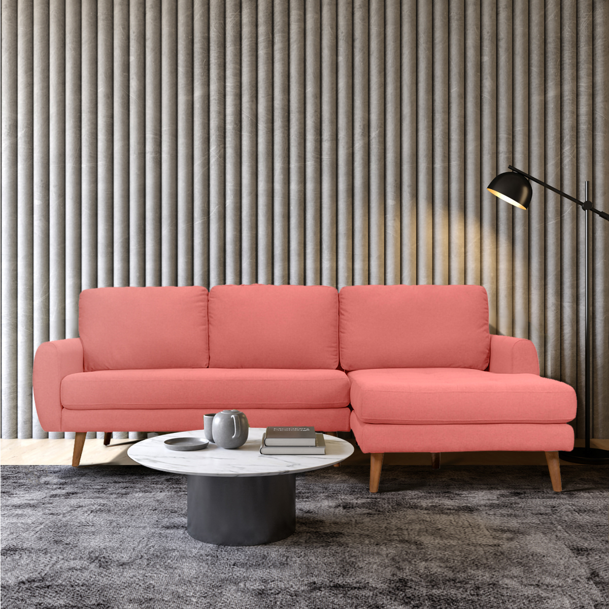 Sala Modular Casey Tela Carmin Gaudele