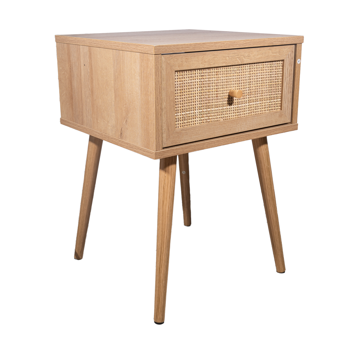 Home Nature Buró Bali de Madera con 1 Cajón