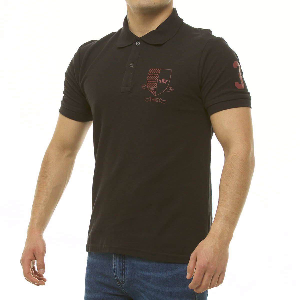 Playera Polo Manga Corta Estampada para Hombre Polo Club