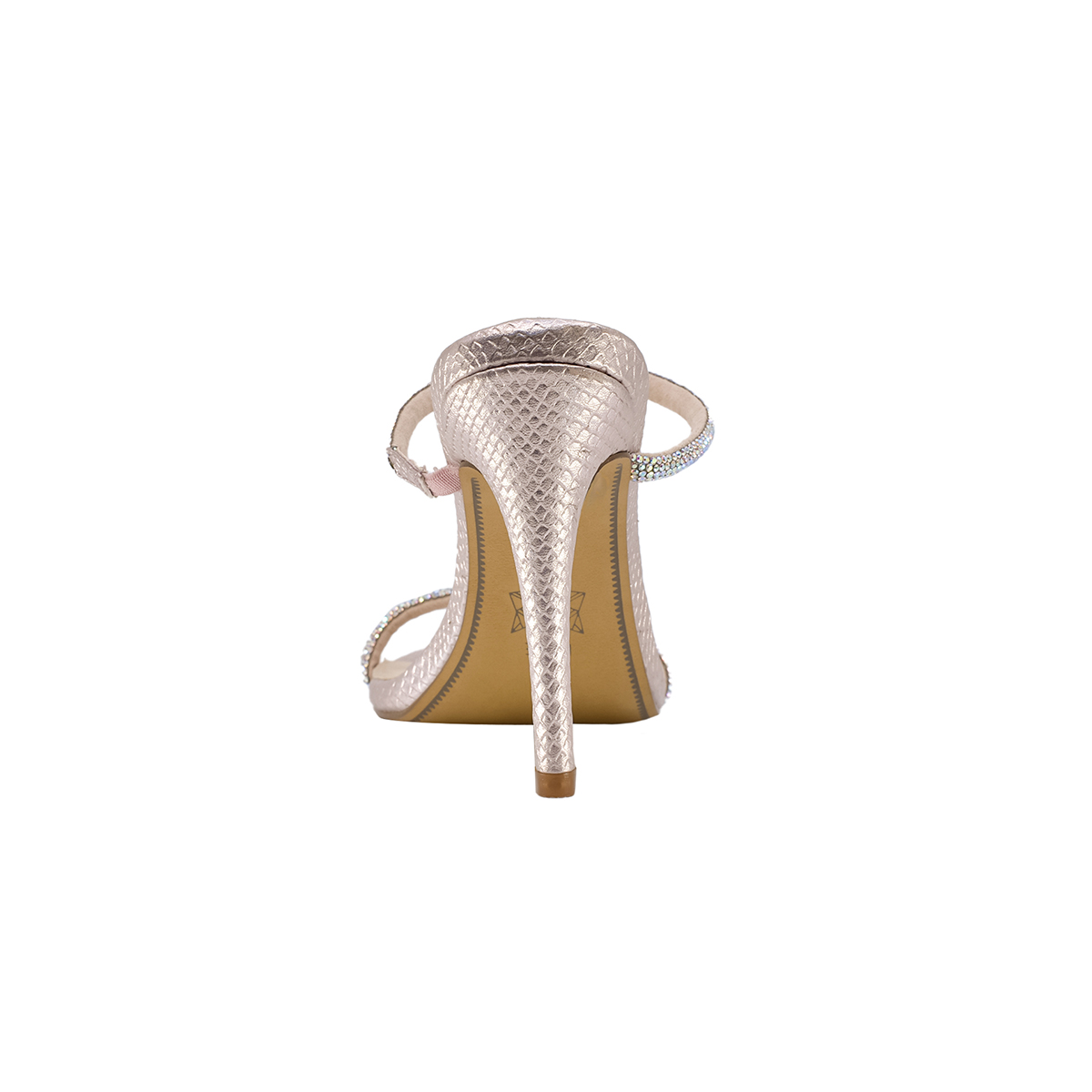 Sandalia con Brillos en Ajuste Rosa Efe