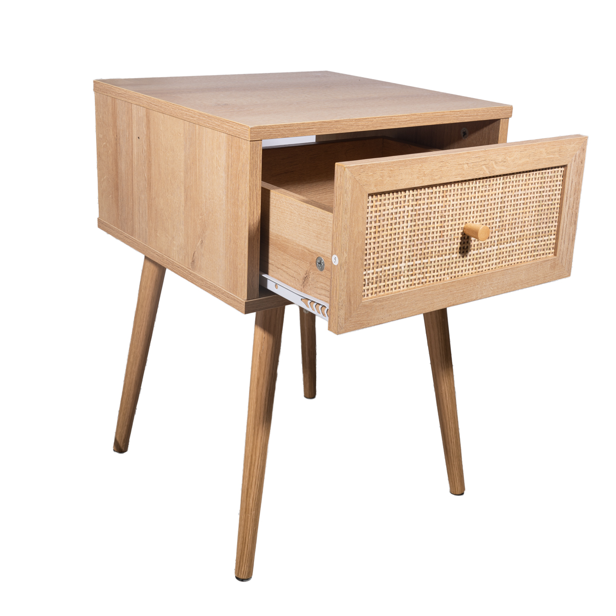 Home Nature Buró Bali de Madera con 1 Cajón