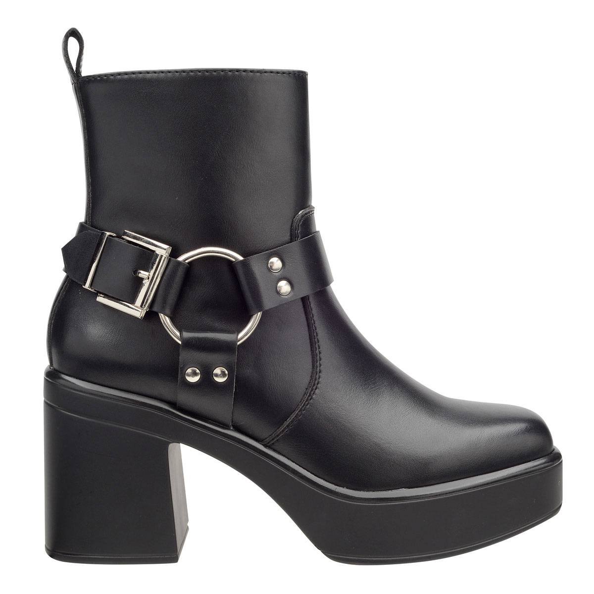 Botín con Aplicaciones Negro Gillio