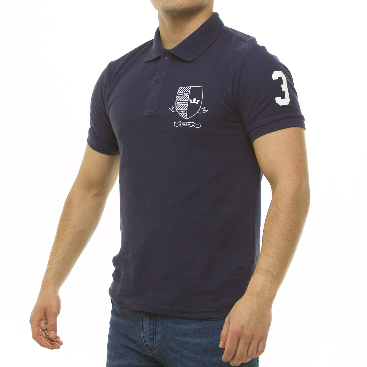 Playera Polo Manga Corta Estampada para Hombre Polo Club